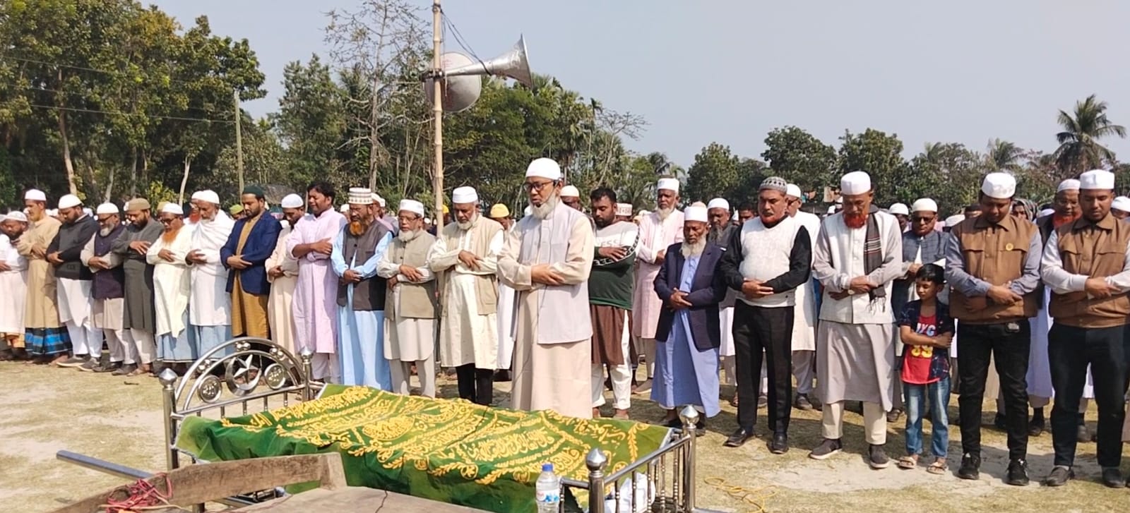 ঝাউডাঙ্গা ইউনিয়ন জামায়াতের সাবেক আমীর আব্দুর রহমানের জানাজা সম্পন্ন