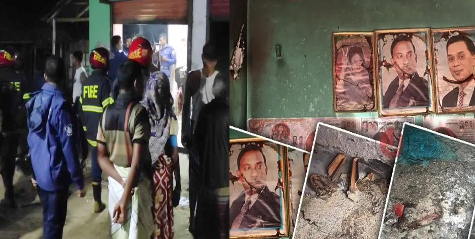 তালায় বিএনপি কার্যালয় পু/ড়ি/য়ে দিলো দু-বৃ-র্ত্তরা