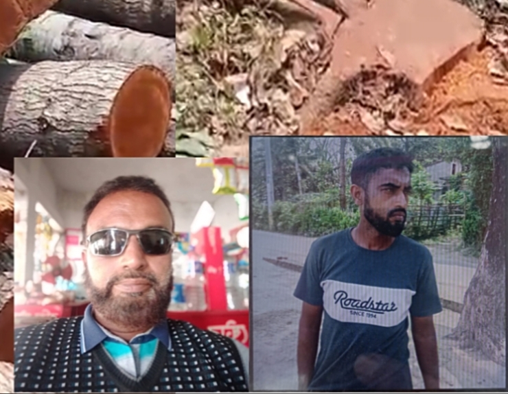 পানি উন্নয়ন বোর্ড ও প্রশাসনের চোখে ধুলো দিয়ে বুক ফুলিয়ে ঘুরছে সান্টু ও গাছ কালাম!