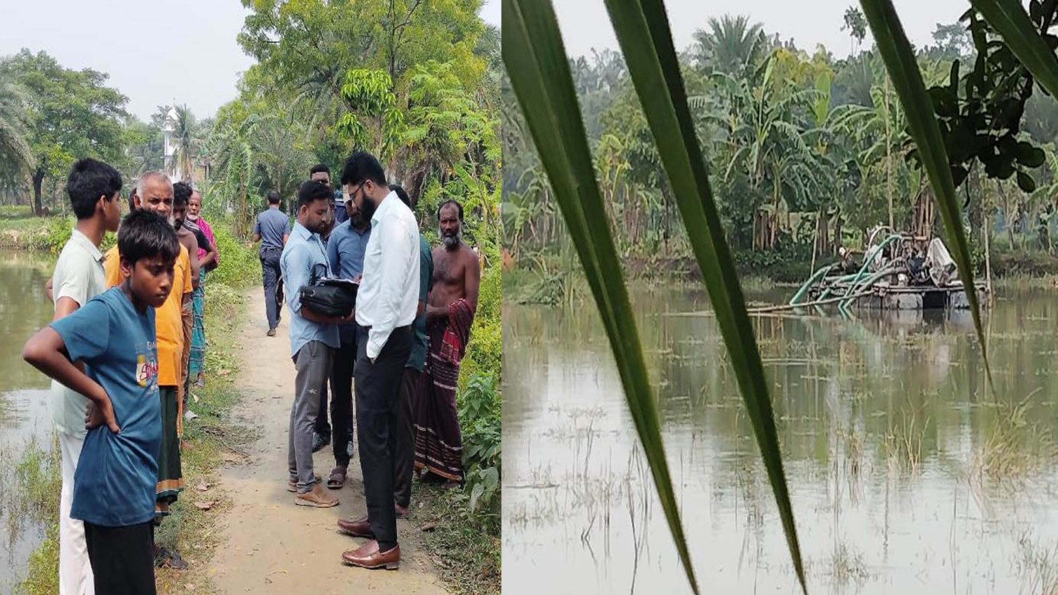 দেবহাটায় অবৈধভাবে বালু উত্তোলন: ৫০ হাজার টাকা জরিমানা