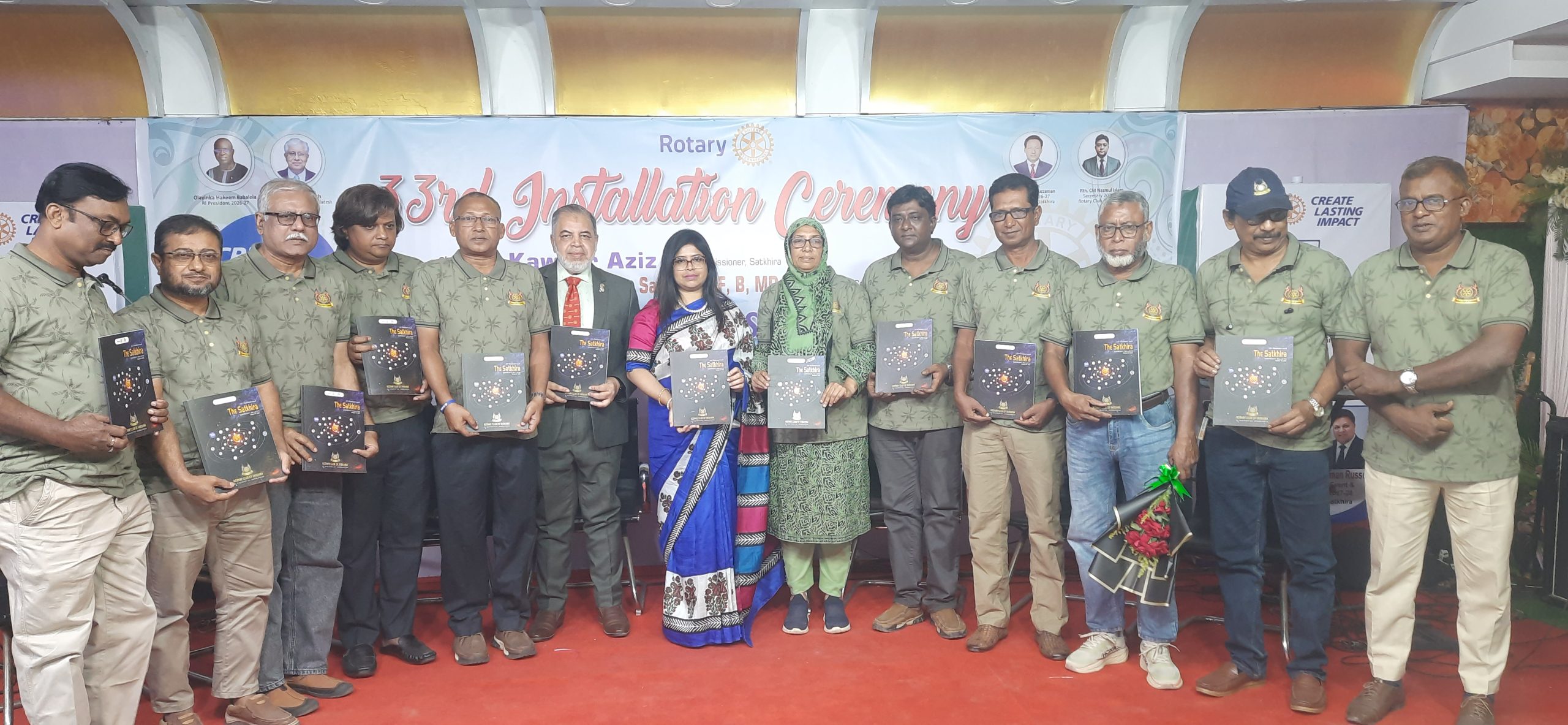 রোটারী ক্লাব অব সাতক্ষীরার উদ্যোগে ৩৩তম অভিষেক