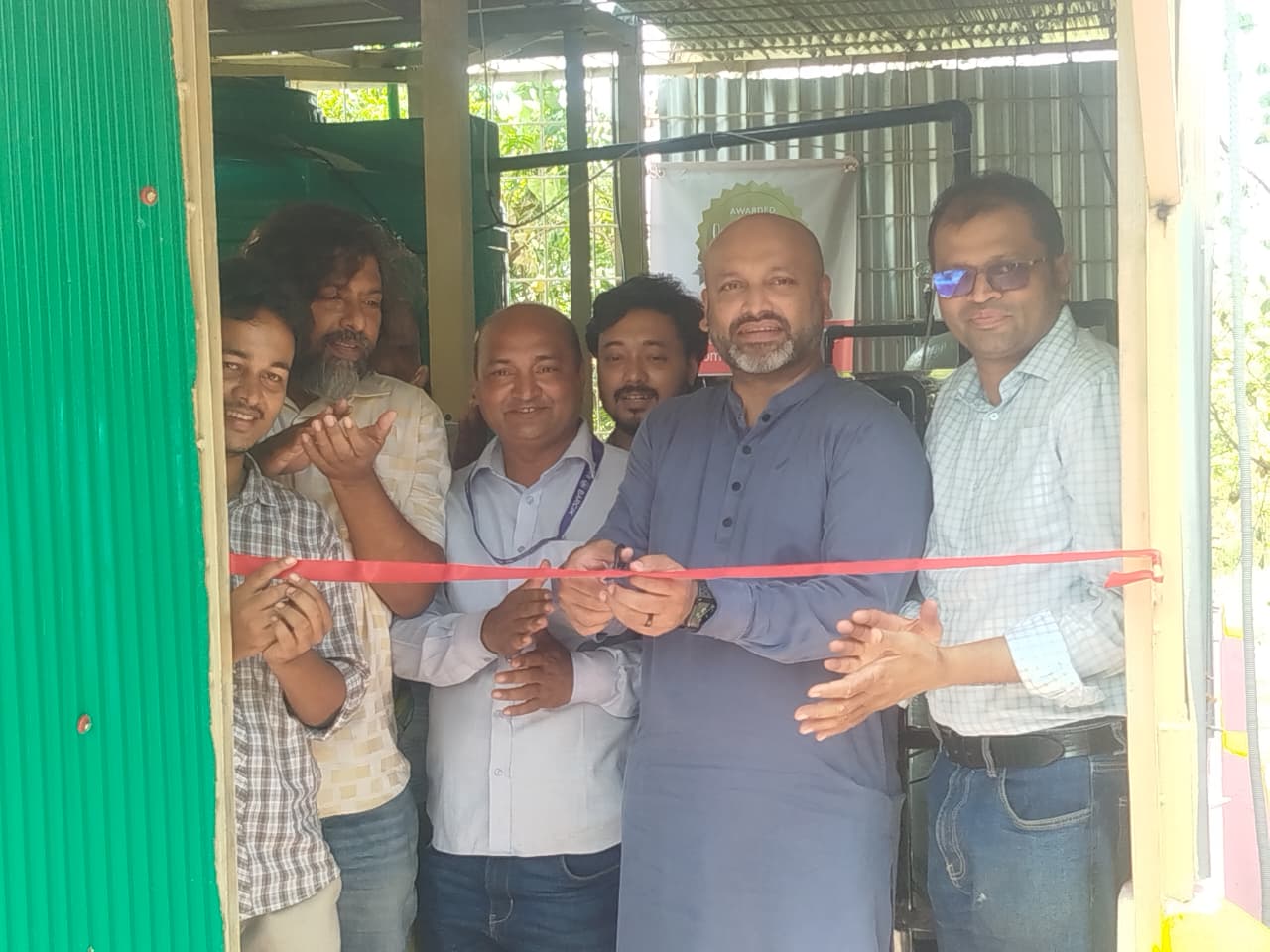 নদীর কোল ঘেঁষা দুই গ্রামে আবুল খায়ের গ্রুপের সুপেয় পানির নতুন আলো